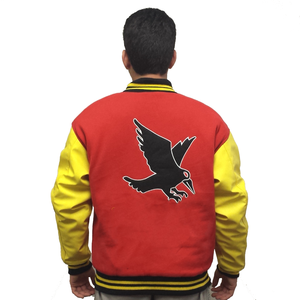 Wholesale <b>Men</b> Varsity Letterman <b>Jackets</b> Chenille Patch Embroidered Logo Sports Baseball Team <b>Jacket</b> - Product Image 1