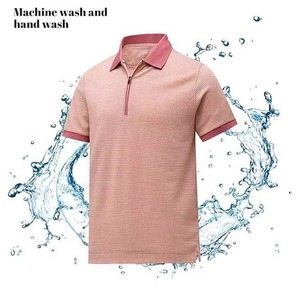 Men's Polo Shirts Fashion New Short Sleeve Men's Golf Shirts Quarter-Zip up <b>Classic</b> Casual Quick Dry Men's Polo Shirts for Sale - Product Image 6