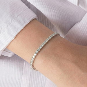 Unique Style 8.51Ct Lab Grown Diamond IGI Certified Bracelet Lightweight Brilliant Cut 14KT 10KT <b>Gold</b> Jewelry for Party Wedding - Product Image 1