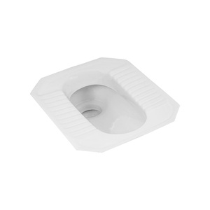 Hot Sale Wholesale Modern <b>Ceramic</b> WC Toilet <b>Pan</b> Manufacturer White M.D Squatting <b>Pan</b> for Bathroom - Product Image 1
