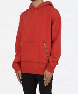 Punchin Sports surdimensionné hommes sweat-shirt avec poche zippée Logo personnalisé en gros pas cher hiver à capuche plaine teint Technique - Product Image 4