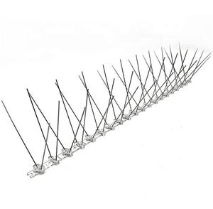 Pointes en acier inoxydable pour l'extérieur, kit de clôture <span class=keywords><strong>anti</strong></span>-pigeons pour éloigner les oiseaux, les <span class=keywords><strong>corbeaux</strong></span>, les <span class=keywords><strong>pics</strong></span>-bois des toits et des rebords de fenêtres - Product Image 3