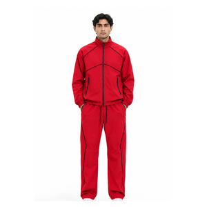 Wholesale Men's Windbreaker Jacket and Pants <b>Set</b> Lightweight Outdoor Sportswear - Product Image 6