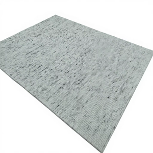 Alfombra de Lana Gruesa Hecha a Mano, Beige, con Rayas Abstractas, Estilo Boho Moderno para Sala de Estar, Tamaño Personalizado, Suave, Delgada, Antideslizante, Apta para Mascotas - Product Image 1