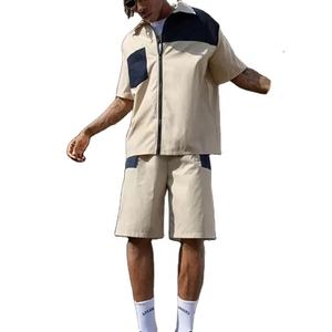 Short et t-shirt en coton pour homme, ensemble deux pièces, décontracté et personnalisé, survêtement, été - Product Image 6