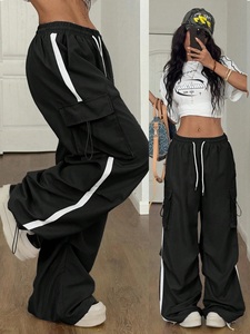 2023 Best Design Women's Sweatpants Elastic Waist High Waist Pockets Loose Active Jogger Pants Autumn Sale Casual Wear - Product Image 5