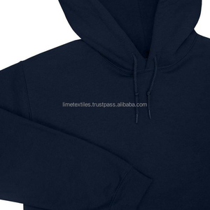 Vente en gros de sweats à capuche épais sans cordon de serrage, personnalisables avec logo imprimé numériquement, en molleton bouclette de polyester, avec poches surdimensionnées - Product Image 6
