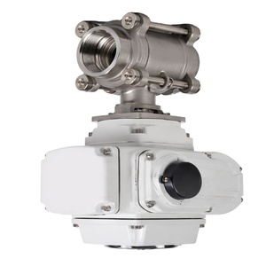 Válvula de Bola de Acero Inoxidable con Control Eléctrico de Alta Presión de 12V, Rosca BSP, Montaje ISO, OEM, C-Way - Product Image 4