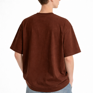 เสื้อยืดโอเวอร์ไซส์พิมพ์ลาย DTG ผู้ชาย ผ้าฝ้าย 100% ทรงหลวม ไหล่ตก คอกลม สไตล์ลำลอง วินเทจ ทรงใหญ่ สตรีทแวร์ - Product Image 2