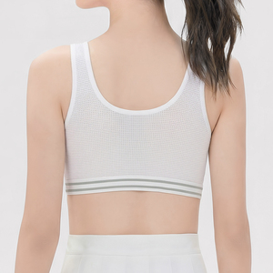 Seamless Athletic Women Sports <b>Bra</b> Comfortable <b>Stretch</b> Fabric Support Activewear Running Fitness Gym Training Top - Product Image 3