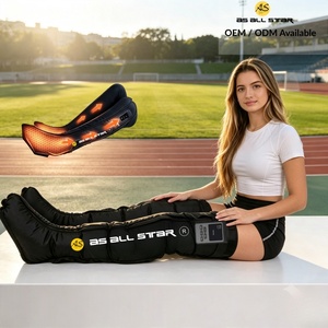 Masseur électrique pour les jambes, enveloppe de compression chauffante à pression d'air pour la récupération sportive - Product Image 1