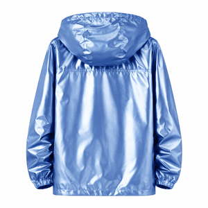 Veste à capuche épaisse et brillante camouflage pour homme, avec logo sur le devant, idéale pour les soirées et les clubs, coupe droite, manches classiques - Product Image 2