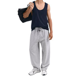 Camiseta Deportiva Personalizada al por Mayor para Hombre, Transpirable, de Secado Rápido, de Poliéster y Algodón, Cuello Redondo, Color Sólido - Product Image 3