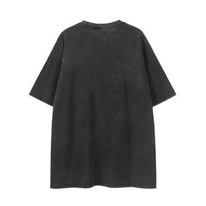 Camisetas de Alta Calidad al por Mayor, Personalizadas con Impresión 3D Puff, Vintage, 100% Algodón, Impresión DTG, Logotipo, Cuello Redondo, Camiseta para Hombre con Lavado Ácido - Product Image 2