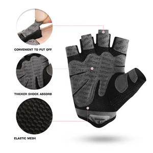 Gants de fitness mi-doigts pour hommes et femmes, respirants, pour l'entraînement en salle de sport, équipement sportif, gants de cyclisme antidérapants pour l'extérieur - Product Image 6