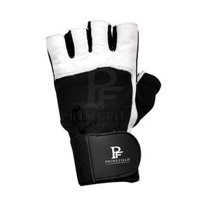 Custom Logo Leather <b>Half</b> Finger Gym Gloves Soft Fabric Design Strong Grip Touchscreen Compatible Lightweight Weight Lifting - Product Image 2