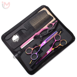 Kit de Ciseaux de Coiffure Professionnels pour Découpe et Effilage des Cheveux, 6.5 Kits de Haute Qualité à Lame Affûtée, Kits de Barbier avec Peigne - Product Image 2