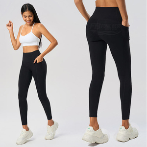 Leggings de Yoga de Cintura Alta sin Costuras de Alta Calidad para Mujer, con Bolsillos, Nailon y Elastano, Ligeros, de Secado Rápido, Ropa Deportiva para Gimnasio y Entrenamiento - Product Image 5