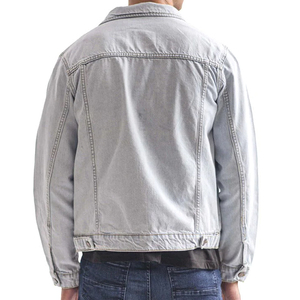 OEM <b>Custom</b> Made High Quality Men's <b>Jacket</b> Breathable Cotton <b>Denim</b> Sustainable Fabric Casual for Winter Direct Wholesale Pakistan - Product Image 3