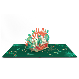 Holly Jolly Christmas 3D Pop up Cards With Envelope <b>Handmade</b> Greeting Card For Noel 3D Greeting Card For <b>Paper</b> Gift <b>Paper</b> Art - Product Image 4