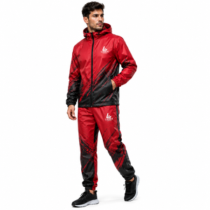Traje Impermeable con Capucha Personalizado, Chaqueta y Pantalones Cortavientos, Ropa Impermeable Ligera para Senderismo, Camping y Pesca - Product Image 2
