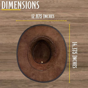 Chapeau de cowboy en cuir/imitation cuir pour l'équitation, ajustement réglable, haute qualité, équestre, décontracté, pour homme - Product Image 5