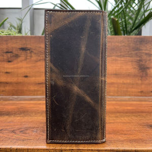 2025ใหม่กระเป๋าสตางค์หนังแท้สำหรับผู้ชายแบบพับได้กระเป๋าเงินแบบยาวกระเป๋าเงินแบบหนังแท้สำหรับเดินทางกระเป๋าสตางค์ธุรกิจแบบสองพับ - Product Image 5