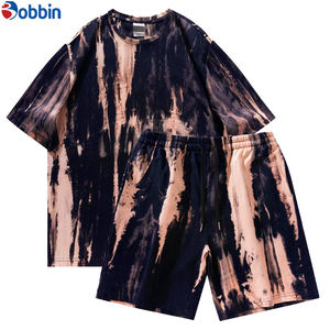 BOBBIN INDUSTRIES Conjunto Deportivo Informal Unisex Cómodo de Manga Corta, Camiseta y Pantalones Deportivos, Tejido Transpirable de Felpa, Poliéster/Algodón - Product Image 4