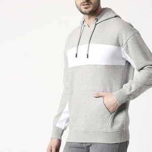 Sudadera con Capucha de Alta Calidad para Hombre, 400G, Otoño, Poliéster/Algodón, Logotipo Personalizado Bordado en la Parte Delantera, Estilo Urbano, Color en Contraste, Casual - Product Image 4