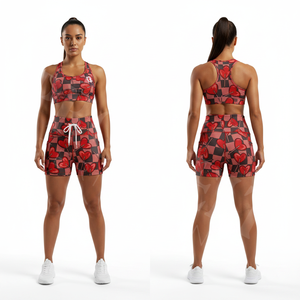 Summer Customized Printed Design Gym Shorts Stretch Fitness Yoga Custom <b>Pattern</b> Workout Running <b>Tight</b> Activewear Shorts <b>Women's</b> - Product Image 3