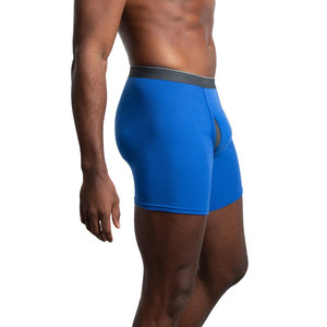 New Arrival Customized <b>Polyester</b> Men Top High Quality Four Way Stretch Brief <b>Boxers</b> Custom Plus Size Underwear Men - Product Image 5