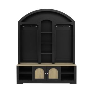 Armadi Multifunzionali per Soggiorno e Ingresso con Scarpiera Integrata, Appendiabiti e Ganci in Materiale Resistente - Product Image 6