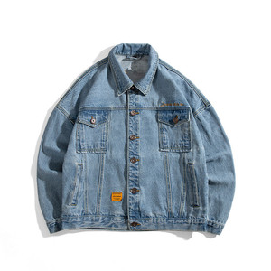 Chaqueta Vaquera Clásica para Hombre, Cuello Camisero, Cierre de Botón, Lavada, 100% Algodón, Manga Regular, Estilo Casual, Invierno, Diseño Liso - Product Image 2