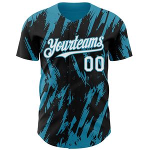 Uniforme de baseball personnalisé de haute qualité, manches courtes, jersey entièrement boutonné, 100% coton biologique, antibactérien - Product Image 2