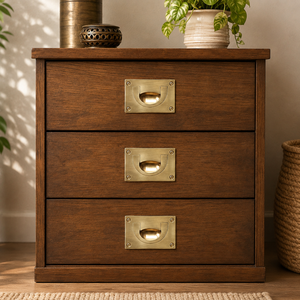 SHUBHAM Solid Brass <b>Chest</b> <b>Handle</b> – Heavy Duty Recessed Flush Pull <b>Handle</b> for Drawer, Cabinet & Furniture - Product Image 2