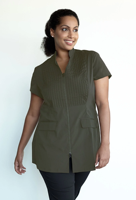 Gilet d'été personnalisé avec votre propre logo Vêtements de travail imperméables pour femmes Uniformes de salon de beauté Spa Costume de gommage