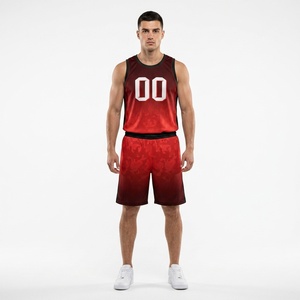Conjunto de Uniforme de Baloncesto Personalizado para Hombre, Malla Transpirable, Sublimación, Reversible, Camiseta de Baloncesto, Pantalones Cortos Deportivos, Venta al Por Mayor, Impresión - Product Image 1