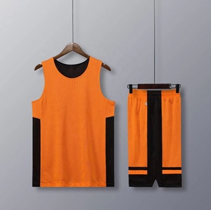 Maillots de basket-ball respirants grande taille personnalisés pour adultes sublimés 100% polyester sans manches nouveau - Product Image 5