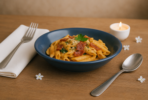 Round <b>Ceramic</b> Pasta Bowl Solid Color Minimalist Design Dinnerware Type Dishes & <b>Plates</b> Best Quality - Product Image 4
