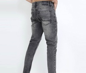 Men Cotton Denim <b>Pants</b> Wholesale Premium Quality Stretch Acid Wash Black Jeans <b>Pants</b> Fashion Outdoor Distressed Denim Men <b>Pant</b> - Product Image 3