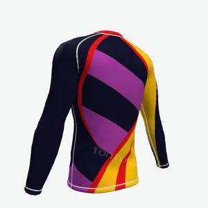 Rashguards de Jiu-Jitsu, MMA et BJJ de haute qualité pour la vente en gros, conception personnalisée, imprimés par transfert thermique, manches longues, séchage rapide, respirants - Product Image 6