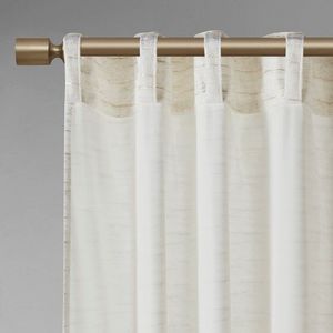 Pannello finestrino in poliestere in velluto con stampa metallizzata coppia con asta per oscuramento e tende e mantovane - Product Image 4