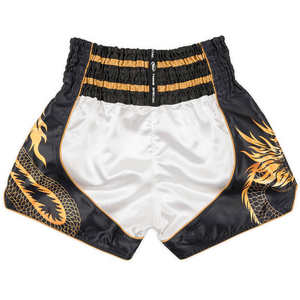 Shorts de Muay Thai MMA Twins Dragon, short de boxe thaïlandaise de qualité supérieure, fabriqué en polyester satiné extensible de haute qualité, léger et respirant - Product Image 4