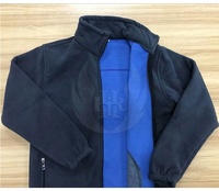 Chaqueta polar de hombre con cremallera completa, cuello alto, cálida, softshell, para exteriores, invierno, venta al por mayor, OEM