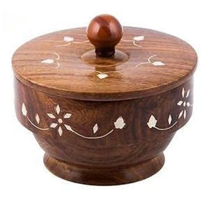 Boîte de rangement moderne en bois pour tortillas et roti, pour la table de cuisine, pour le service, l'organisation et la décoration - Product Image 3