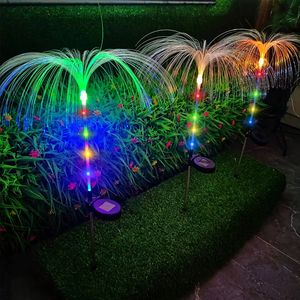 Luci Solari da Giardino a Forma di Medusa con 7 Colori Cangianti, 5 Colori Costanti, Impermeabili IP44, Accensione/Spegnimento Automatico, Lampada a Cascata LED per Patio - Product Image 3