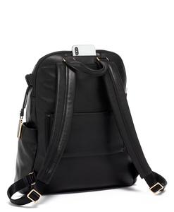 Mochila Minimalista Gris de PU con Cierre de Cremallera y Diseño de Respaldo Suave Resistente al Agua, Unisex, Multifuncional, Capacidad de 20-36L - Product Image 3