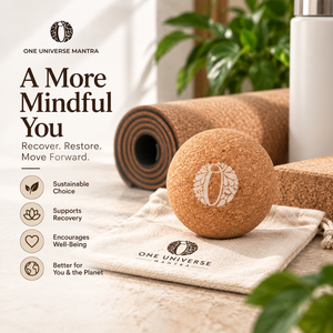 ลูกบอลนวดคอร์ก One Universe Mantra  แบบพกพา เป็นมิตรกับสิ่งแวดล้อม บรรเทาอาการปวดเมื่อย - Product Image 4