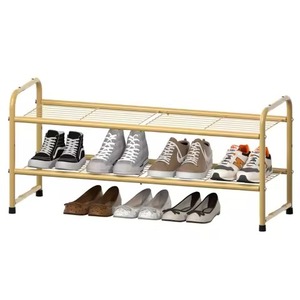 New 3 Tier Black Metal Modern Shoe Rack Free Standing Shoe Shelf Storage Organizer Entryway Closet Eco-Friendly Low Price - Product Image 4