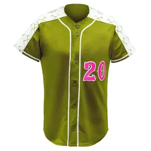 Tenue d'équipe de qualité supérieure, uniforme de baseball confortable à vendre / Meilleur fabricant d'uniformes de baseball en tissu polyester - Product Image 5